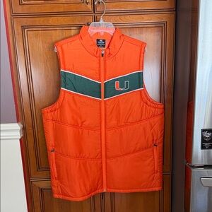 Colosseum Miami Hurricanes Puffer Vest